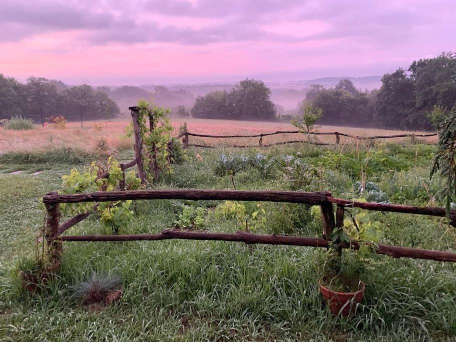 La Roulotte Du Chateau De Framboise Dumes Eksteriør bilde